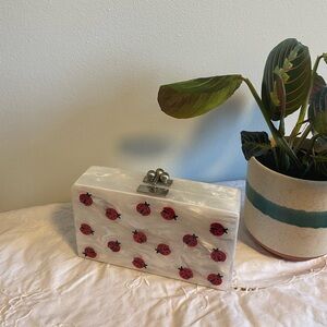 Edie Parker Lady Bug Clutch